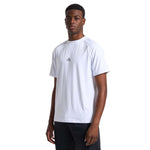 Attain Active T-Shirt white short sleeve athletic top on male model