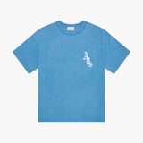 Askyurself Baseball T-Shirt in faded blue by Acne Studios