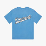 Askyurself Baseball T-Shirt in faded blue featuring Acne Studios design