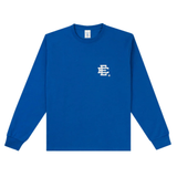 Eric Emanuel EE Longsleeve T-Shirt in blue and white with logo design