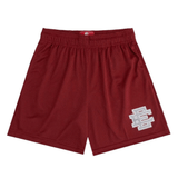 Eric Emanuel EE Basic Short in Burgundy and Silver color scheme