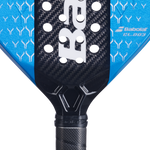 Lamborghini x Babolat BL.003 Blue limited edition carbon fibre padel racket with diamond shape and aerodynamic design