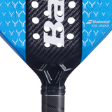Lamborghini x Babolat BL.003 Blue limited edition carbon fibre padel racket with diamond shape and aerodynamic design