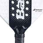 Lamborghini x Babolat BL.003 White padel racket with carbon fiber diamond frame