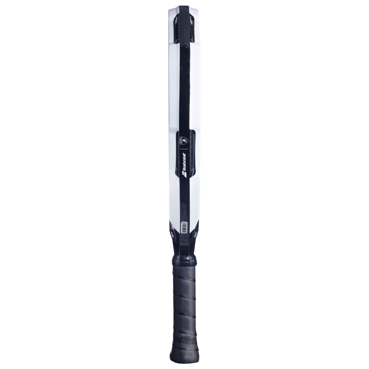 Lamborghini x Babolat limited edition BL.003 White carbon fiber padel racket with diamond shape and aerodynamic design
