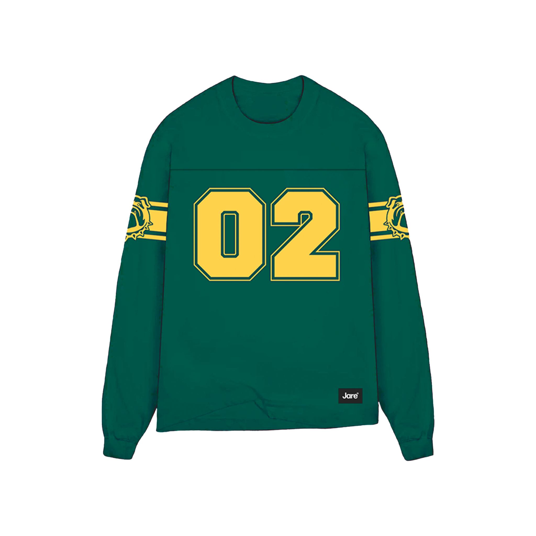 Jare Bully long sleeve green tee shirt