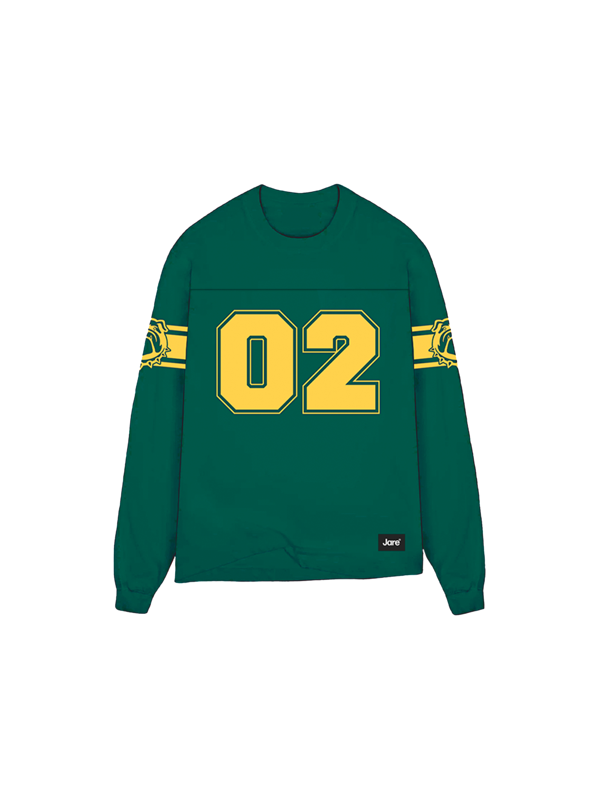 Jare Bully long sleeve green tee shirt