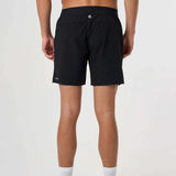 Back view of man wearing black Cova Daily Shorts