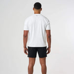 Cova Daily T-Shirt white short sleeve back view on male model