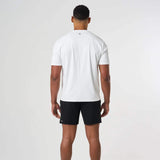 Cova Daily T-Shirt white short sleeve back view on male model
