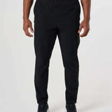 Cova Daily Trousers black men's casual pants with elastic waistband