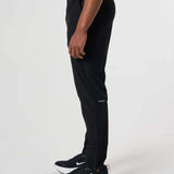 Cova Daily Trousers black slim fit side view on model