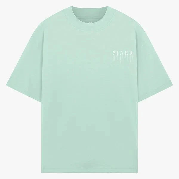 Siarr Relaxed Drip Tee mint green short sleeve casual shirt