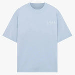 Siarr Relaxed Drip Tee baby blue relaxed fit t-shirt with chest logo