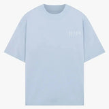 Siarr Relaxed Drip Tee baby blue relaxed fit t-shirt with chest logo
