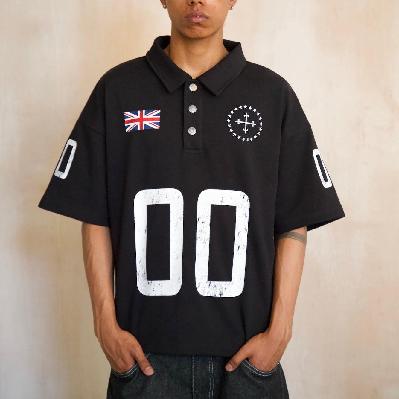 Saint Mind Wavy Zip Up Hoodie black with metallic logo and full double YKK zip closure