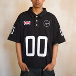 Saint Mind Wavy Zip Up Hoodie black with metallic logo and full double YKK zip closure