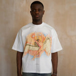 Saint Mind Heaven Sent T-Shirt 100% cotton oversized boxy fit with printed logo front