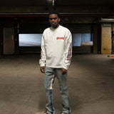 Siarr Floral L/S Tee Off White