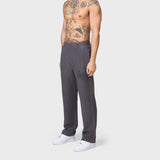 Annie Hood College Joggers in washed black with relaxed fit and 500gsm brushback cotton fabric
