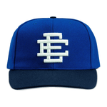 Eric Emanuel EE Basic Hat in blue and off-white colors