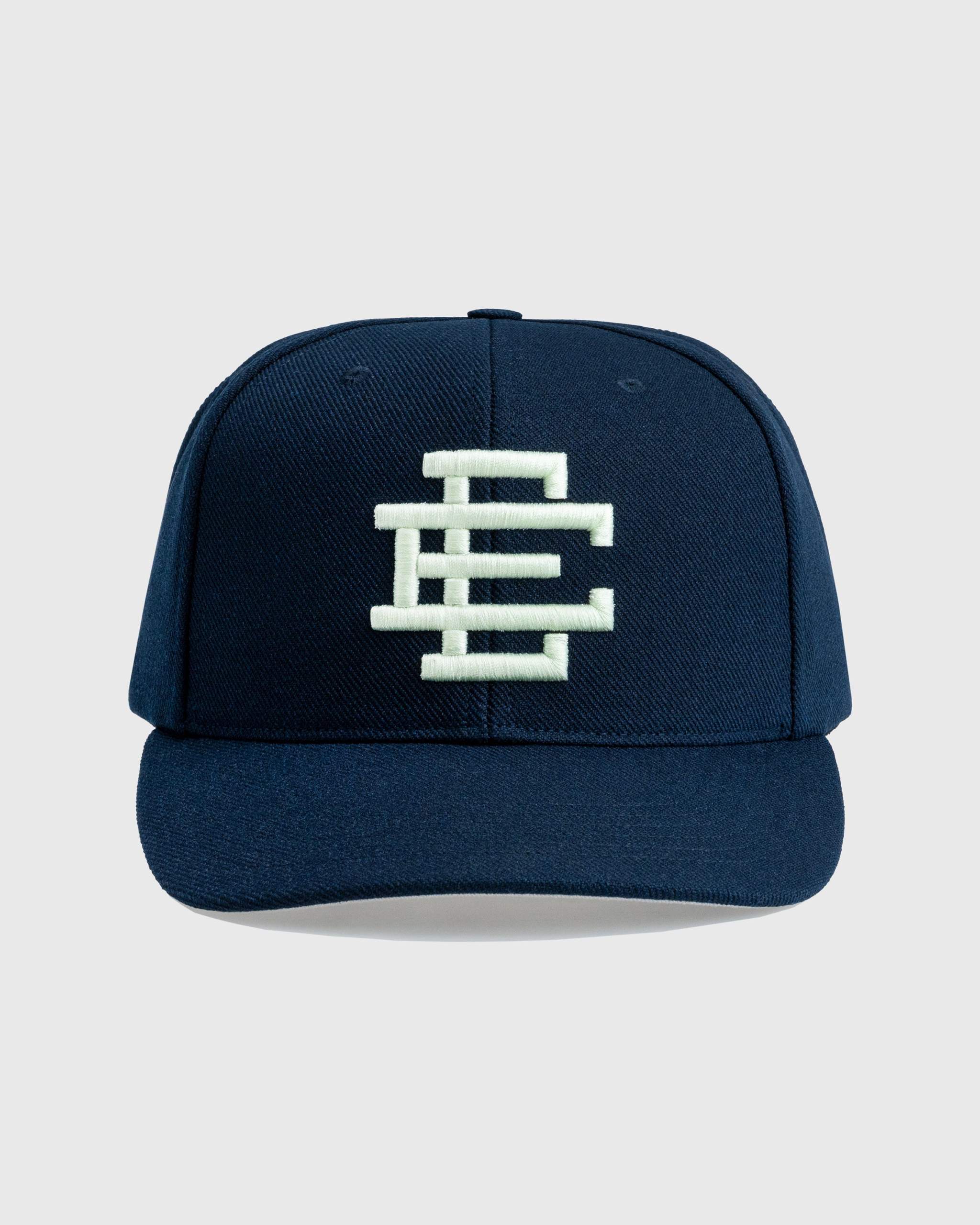 Eric Emanuel EE Basic Hat in navy and off white color design