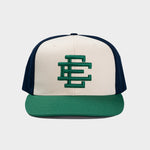 Eric Emanuel EE Basic Hat in Off White Green and Navy colors
