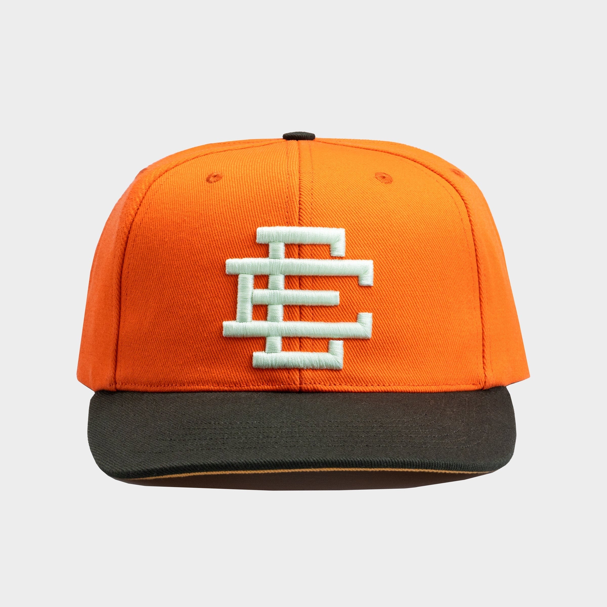 Eric Emanuel EE Basic Hat in orange, olive, and off white colors