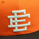 Eric Emanuel EE Basic Hat in Orange Olive and Off White colors