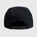 Eric Emanuel EE Basic Hat in black and purple color scheme