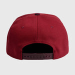 Eric Emanuel EE Basic Hat in burgundy and off white color scheme