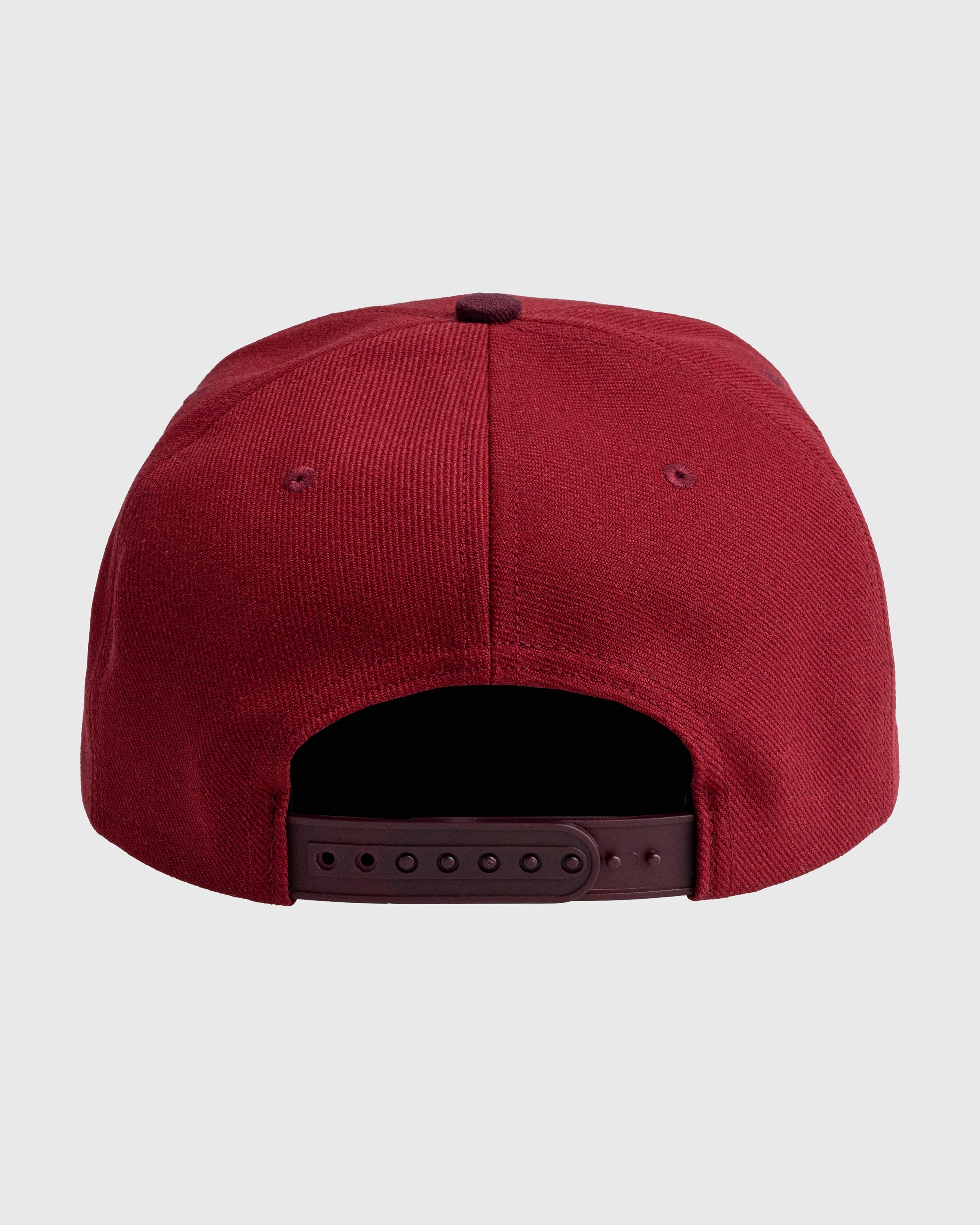 Eric Emanuel EE Basic Hat in burgundy and off white color scheme