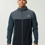 Reprimo Flight Windbreaker in slate and obsidian colors with zip pockets and lightweight weather protection