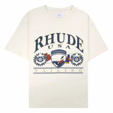 Rhude USA Sailing Icon T-Shirt White