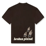 Broken Planet Heartless Love Mocha Brown T-Shirt