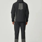 Reprimo Clima Jacket black charcoal lightweight weather-resistant windbreaker with back vent and zip pockets, breathable outdoor performance jacket