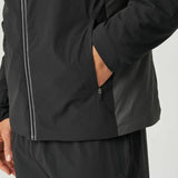 Reprimo Clima Jacket black charcoal windbreaker with zip pockets and breathable fabric