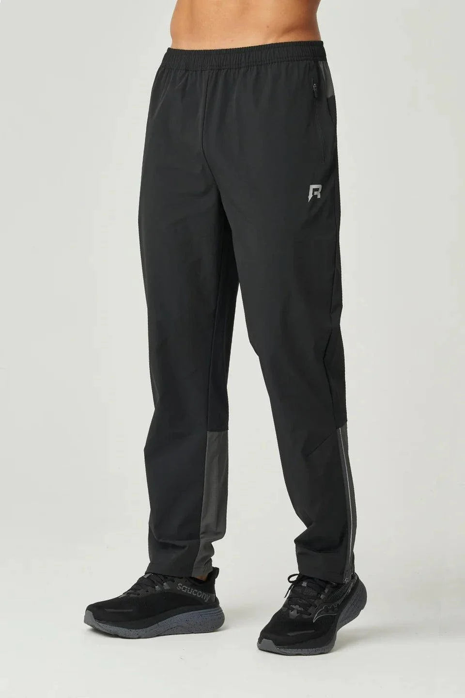 Reprimo Clima Pants black charcoal dual-fabric breathable calf athletic fit
