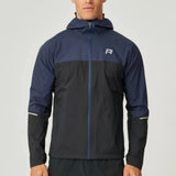 Reprimo Nova Jacket black and navy duo-tone design with hood and reflective details