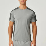 Reprimo Nova T-Shirt slate marble duo-tone athletic shirt with heat-sealed seams and reflective details