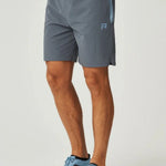 Reprimo Vortex Shorts in dusky blue with ergonomic panels and adjustable waistband for active movement and comfort