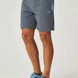 Reprimo Vortex Shorts in dusky blue with ergonomic panels and adjustable waistband for active movement and comfort