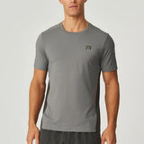 Reprimo Vortex T-Shirt in dark grey with ergonomic panels and lightweight performance fabric for athletic wear