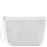 Goyard Conti Pouch White