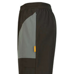 Studio By Charles Khaki Two Tone Studio Short hanging on wooden hanger against white background