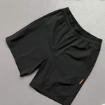 Studio By Charles charcoal grey studio shorts laid flat