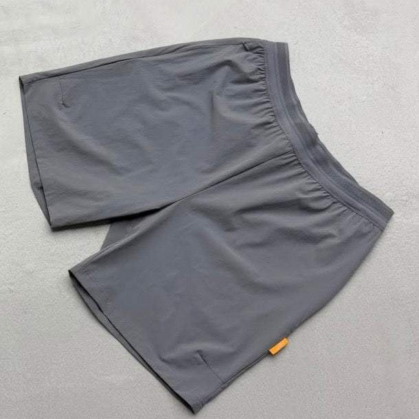 Studio By Charles Medium Grey Studio Shorts on plain background