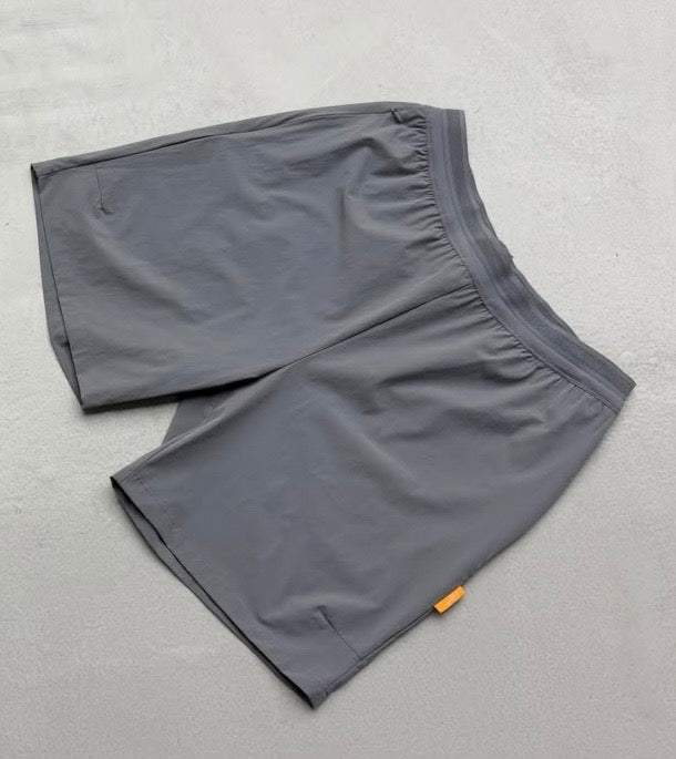 Studio By Charles Medium Grey Studio Shorts on plain background