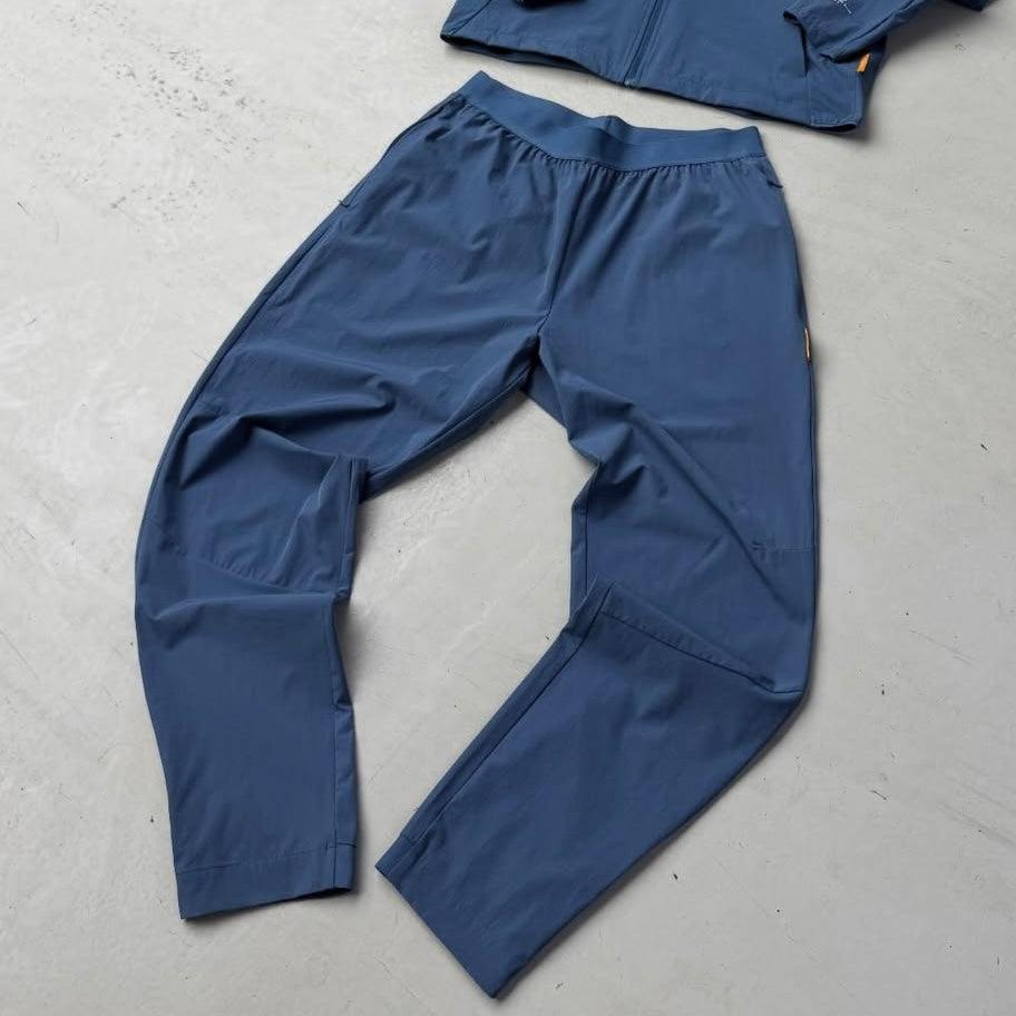 Studio By Charles Carbon Blue Studio Trackpant close-up view