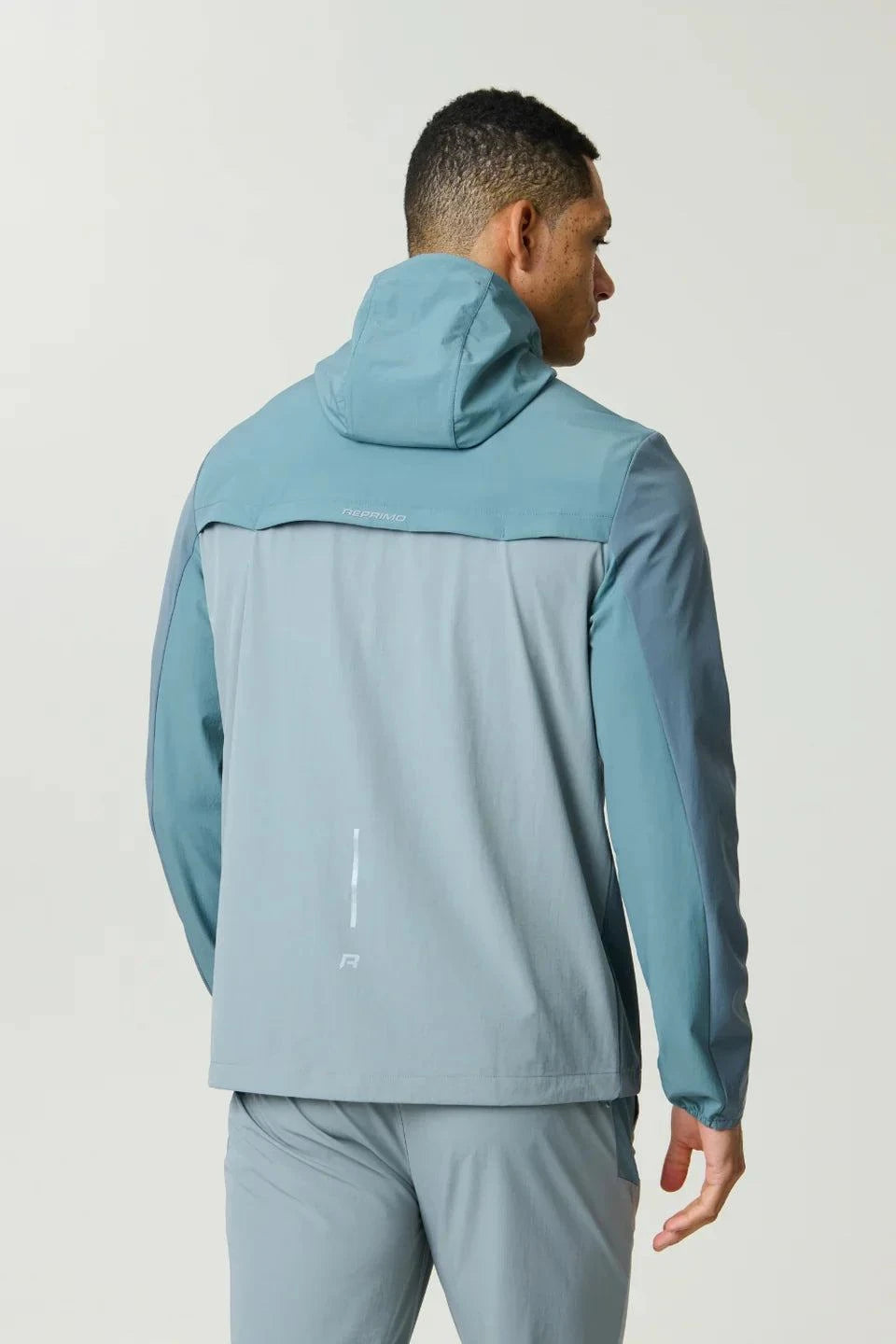 Reprimo Flight Windbreaker Tide Marble lightweight polyamide jacket with zip pockets and back vent for weather protection